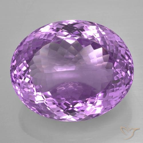 33.35ct Natural Purplish Violet Amethyst, Oval, IF