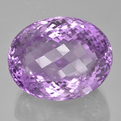 Medium Pinkish Violet Аметист Камень - 67.4ct Овал Шахматный (ID: 506009)