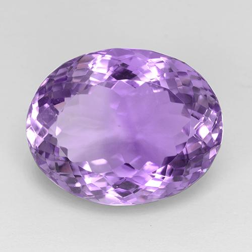 Пурпурно-фиолетовый Аметист Камень - 23.2ct Овальная Португальская Огранка (ID: 508969)
