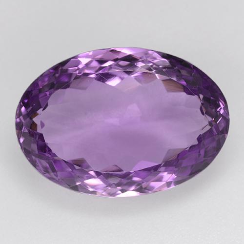 Розовато-фиолетовый Аметист Камень - 20.1ct Фасетный Овал (ID: 509141)