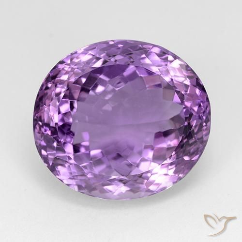 23.73ct Natural Purplish Violet Amethyst, Oval, VVS