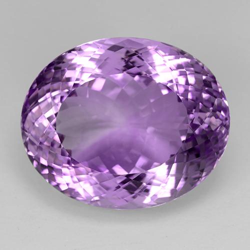 Deep Purplish Violet Аметист Камень - 33.7ct Овальная Португальская Огранка (ID: 509245)
