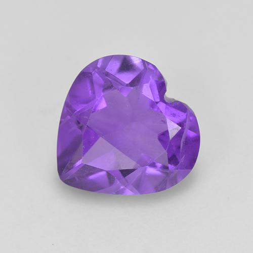Medium-Light Violet Аметист Камень - 1.4ct Фасетная огранка формы Сердце (ID: 514990)