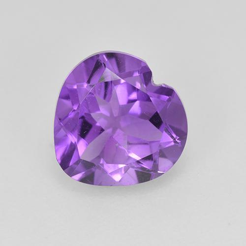 Violeta medio Amatista Gema - 1.5ct Forma de corazón (ID: 514991)