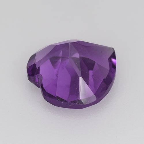 Amethyst Gemstone in 7.8 x 7.7 mm Size for Sale, Amethyst Stone in Vivid Violet Color