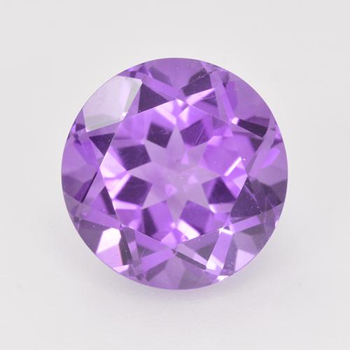 Vivid Violet Аметист Камень - 1.9ct Круглая Фасетная Огранка (ID: 515526)