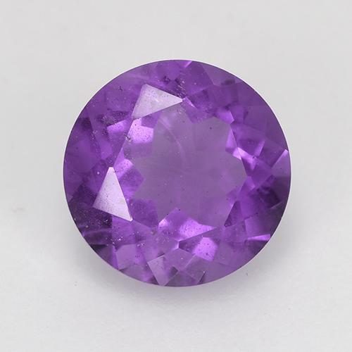 Violet foncé Améthyste gemme - 1.8ct Facette ronde (ID: 516239)
