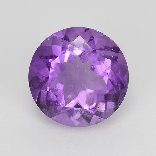 Violeta medio Amatista Gema - 1.8ct Faceta Redonda (ID: 516248)