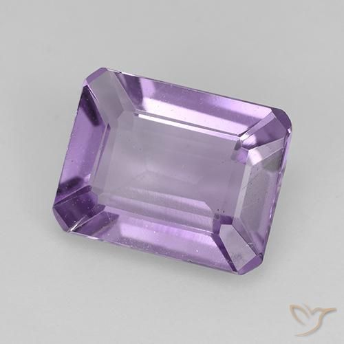 1.80 ct Violet Amethyst Stone, Natural Amethyst in Octagon Step Cut Shape for Sale
