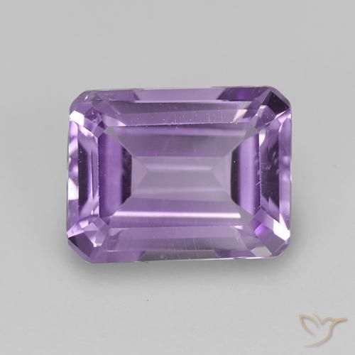 2.25ct Natural Medium Violet Amethyst, Emerald Cut, VVS-VS