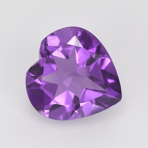 Violeta vívido Amatista Gema - 1.5ct Forma de corazón (ID: 516955)