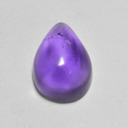 Medium Violet Amethyst Gem - 2.1ct Pear Cabochon (ID: 517913)