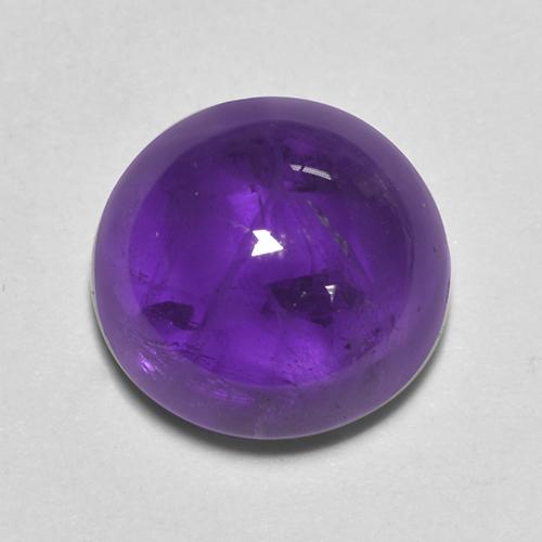 Medium Violet Ametista Gem - 2.3ct Cabochon rotondo (ID: 517915)