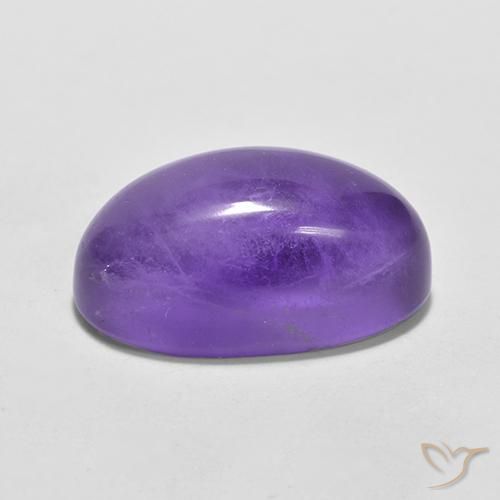 Amethyst Gemstone in 13.1 x 7.7 mm Size for Sale, Amethyst Stone in Medium Violet Color