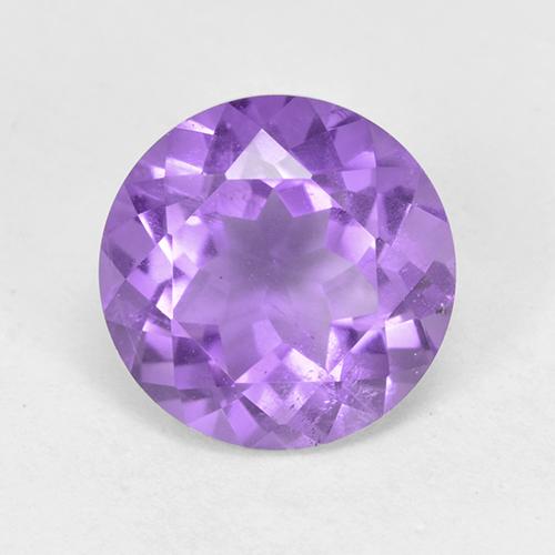 Violet Rosâtre Améthyste gemme - 1.8ct Facette ronde (ID: 517942)