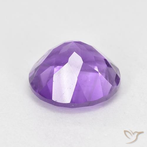 Amethyst Gemstone in 8 mm (calibrated) Size for Sale, Amethyst Stone in Medium Violet Color