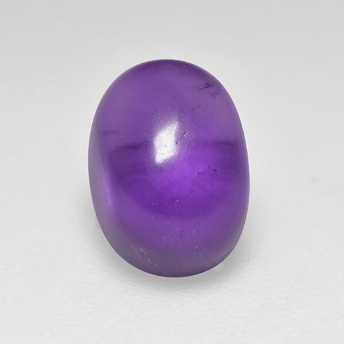 Intense Violet Amethyst Gem - 2ct Oval Cabochon (ID: 518917)