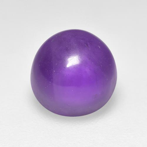 Vivid Violet Аметист Камень - 1.9ct Круглый Кабошон (ID: 518918)