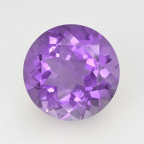Vivid Violet Ametista Gem - 1.8ct Sfaccettatura rotonda (ID: 519594)