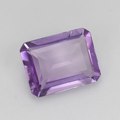 Medium Violet Аметист Камень - 1.6ct Восьмиугольная ступенчатая огранка (ID: 519781)