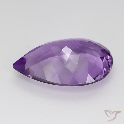 Amethyst Gemstone in 18 x 13 mm (calibrated) Size for Sale, Amethyst Stone in Medium Purplish Violet Color