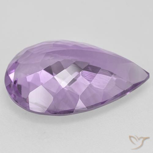 Amethyst Gemstone in 18 x 13 mm (calibrated) Size for Sale, Amethyst Stone in Light-Medium Violet Color