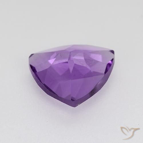 Amethyst Gemstone in 8 x 8 mm (calibrated) Size for Sale, Amethyst Stone in Medium-Dark Purplish Violet Color