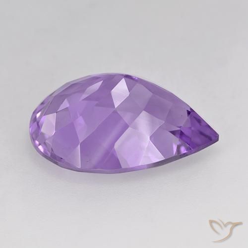 Amethyst Gemstone in 16 x 12 mm (calibrated) Size for Sale, Amethyst Stone in Purplish Violet Color