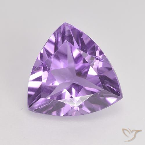 Violeta rosado Amatista Gema - 2.2ct Forma trillón (ID: 529283)