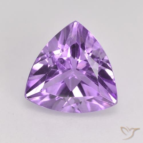 2.34ct Natural Pinkish Violet Amethyst, Trillion, VVS-VS