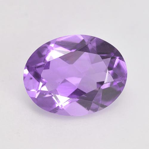Medium Violet Аметист Камень - 1.6ct Фасетный Овал (ID: 529459)