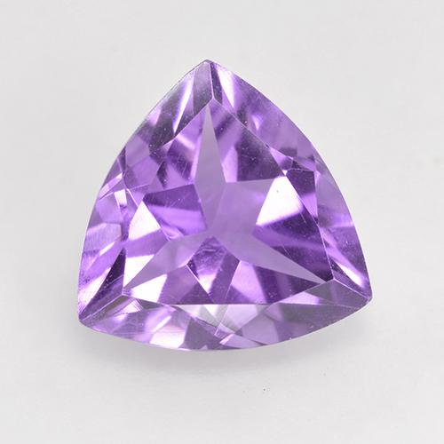 Medium Violet Amethyst Gem - 2.1ct Trillion Facet (ID: 529739)