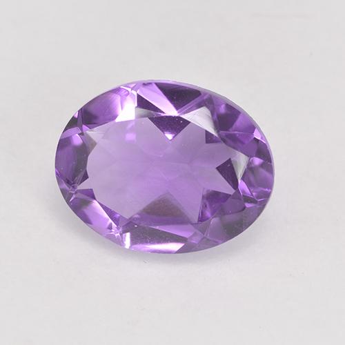 Rosaig-violett Amethyst Edelstein - 1.6ct Oval facettiert (ID: 530249)