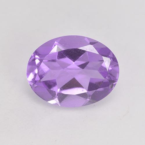 Deep Purplish Violet Аметист Камень - 1.6ct Фасетный Овал (ID: 530255)