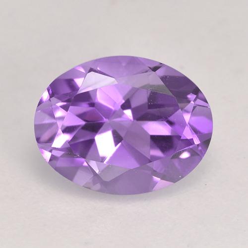 Розовато-фиолетовый Аметист Камень - 1.9ct Фасетный Овал (ID: 530611)