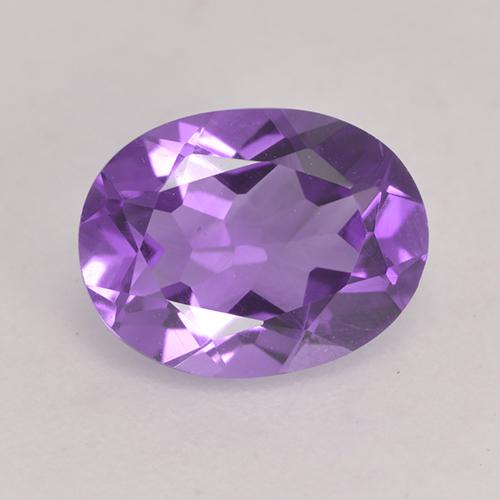 Violeta intenso Amatista Gema - 1.4ct Forma ovalada (ID: 530612)