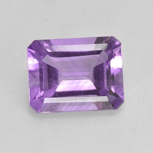 Pinkish Violet Amethyst Gem - 2.1ct Octagon Facet (ID: 532187)