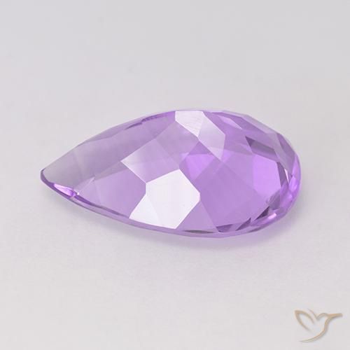 Amethyst Gemstone in 15 x 10 mm (calibrated) Size for Sale, Amethyst Stone in Medium Violet Color