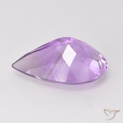 Amethyst Gemstone in 15 x 10 mm (calibrated) Size for Sale, Amethyst Stone in Medium Pink Violet Color