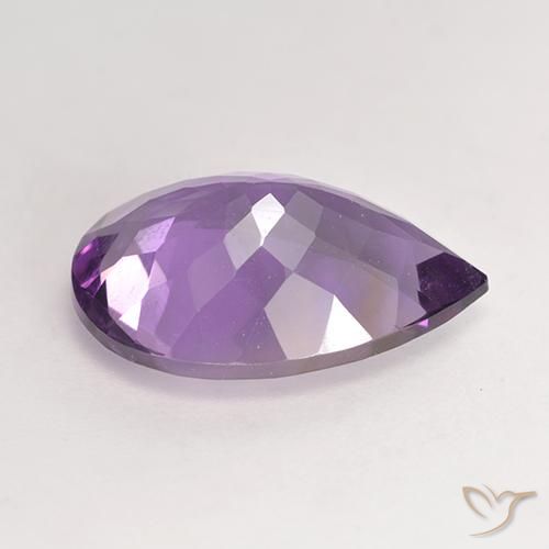 Amethyst Gemstone in 15 x 10 mm (calibrated) Size for Sale, Amethyst Stone in Medium Violet Color