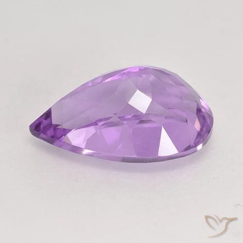 Amethyst Gemstone in 15 x 10 mm (calibrated) Size for Sale, Amethyst Stone in Medium Purplish Violet Color