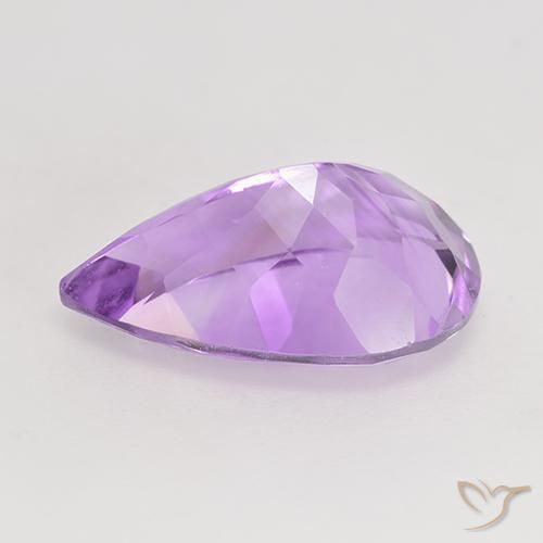 Amethyst Gemstone in 15 x 10 mm (calibrated) Size for Sale, Amethyst Stone in Medium Purplish Violet Color
