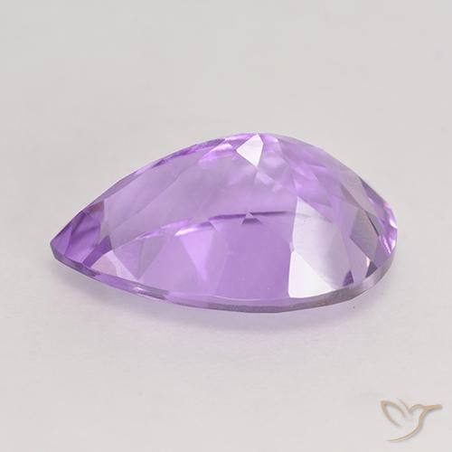 Amethyst Gemstone in 15 x 10 mm (calibrated) Size for Sale, Amethyst Stone in Medium Pink Violet Color