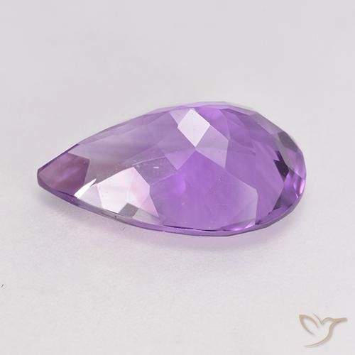 Amethyst Gemstone in 15 x 10 mm (calibrated) Size for Sale, Amethyst Stone in Purplish Violet Color