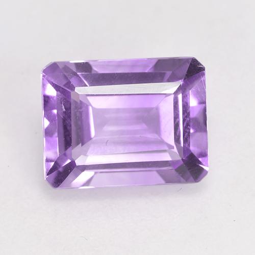 Medium Violet Amethyst Edelstein - 2.2ct Oktagon facettiert (ID: 532529)