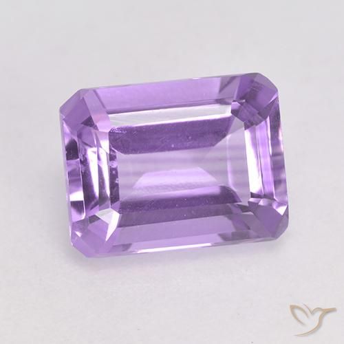 2.18ct Natural Medium Violet Amethyst, Emerald Cut, VVS-VS