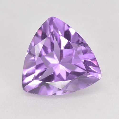 Medium Violet Amethyst Gem - 1.6ct Trillion Facet (ID: 532976)