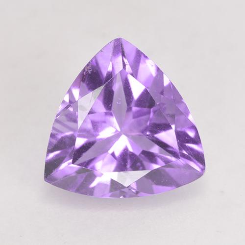 Medium Violet Amethyst Gem - 1.6ct Trillion Facet (ID: 532978)