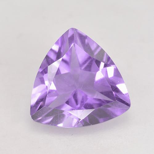 Medium Violet Amethyst Edelstein - 1.5ct Trillantschliff (ID: 532980)