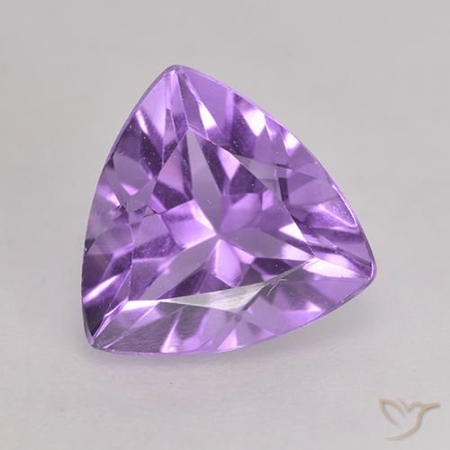 Violeta rosado Amatista Gema - 1.6ct Forma trillón (ID: 532985)